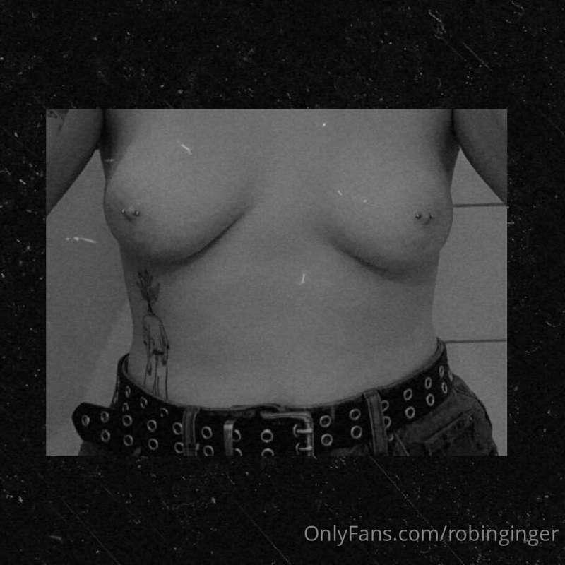 got my nipples pierced yesterday :))
