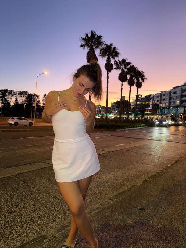 Little white dress 💦💦💦