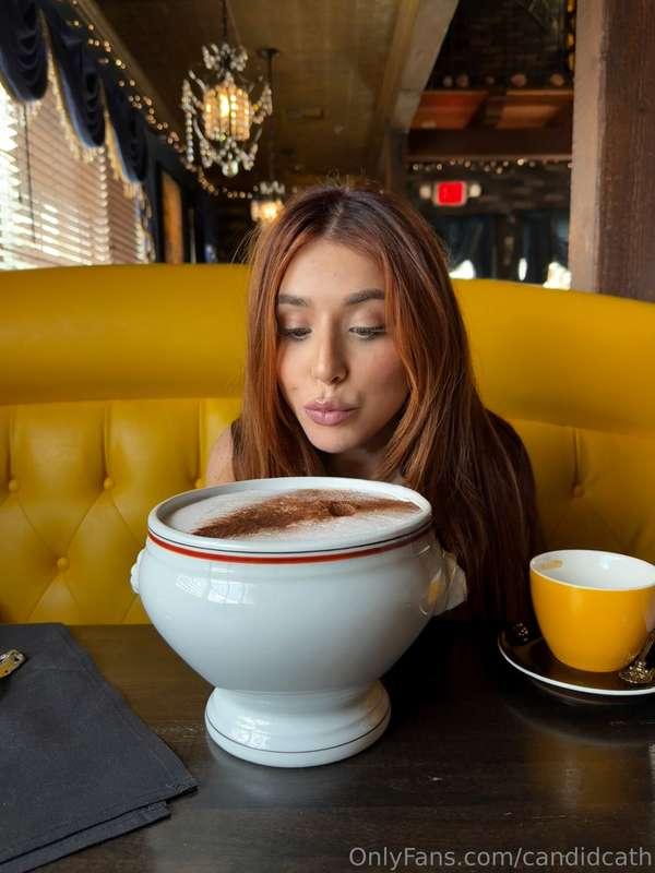 Biggest. Cappuccino. Ever. 