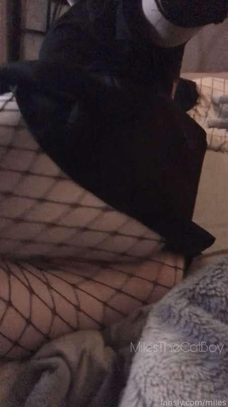 Rip my fishnets and fuck me hard till I’m just a gaping cum hole for you and your friends to use.
