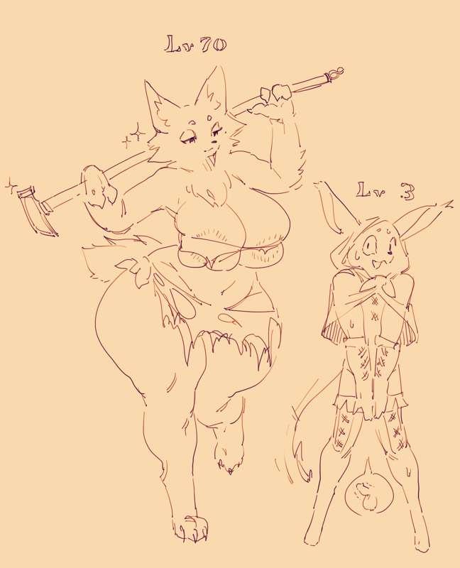animation practice + critter sketch