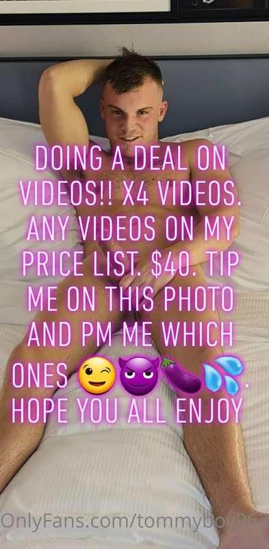 TIP ME ON THIS PHOTO AND PM ME THE NUMBER OF WHICH VIDEOS YO..