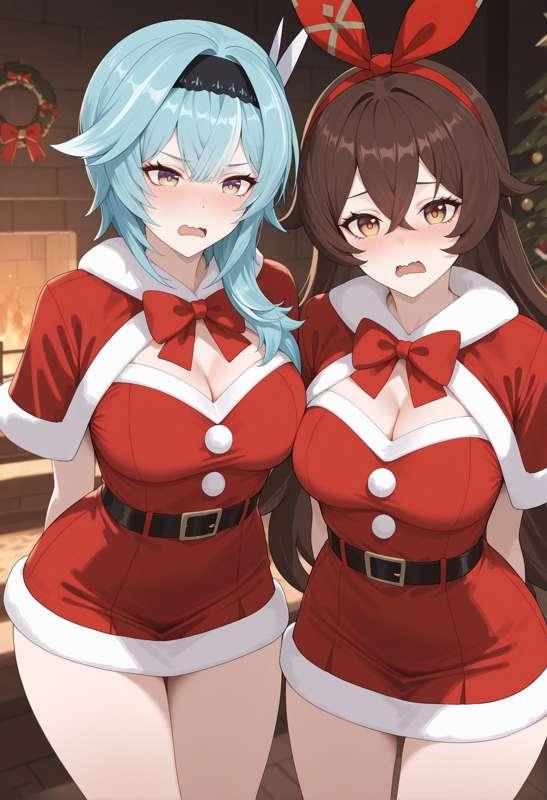 Christmas Eula and Amber [17P] Tier: God