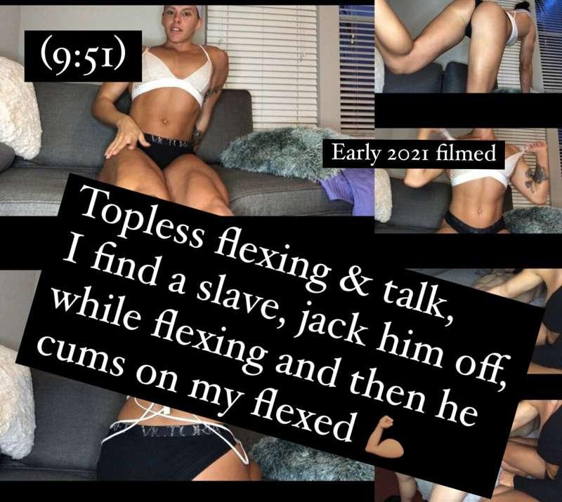 Slave jack off 💪🏽 

Tip $3 for the cumming on my bicep clip ..