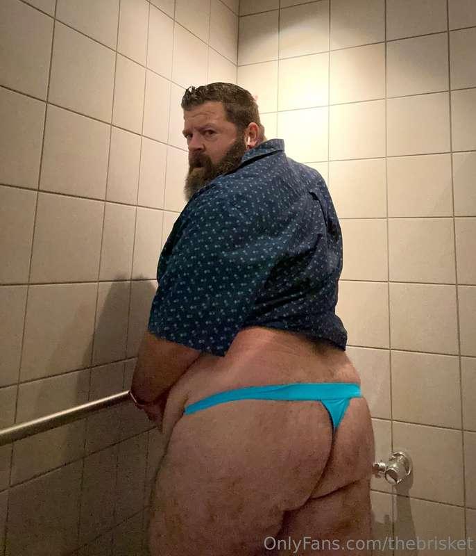 When the lighting is good in the men’s room. Should I bring ..
