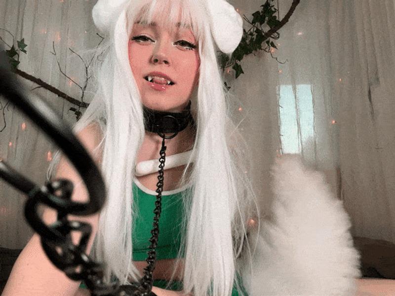 * wruf * 

Will you lead me, teach me tricks and give me head scratches? 🐶 

I also love doggy, it could be my reward for being a good girl. Being on all fours, or with my face down, ass up. It really feels, like you are getting as deep as you can inside my tight little holes. Your hands gripping and pulling me into you with every thrust….ugh, it feels amazing 💦

#fyp #petplay #play #boobs #egirl 