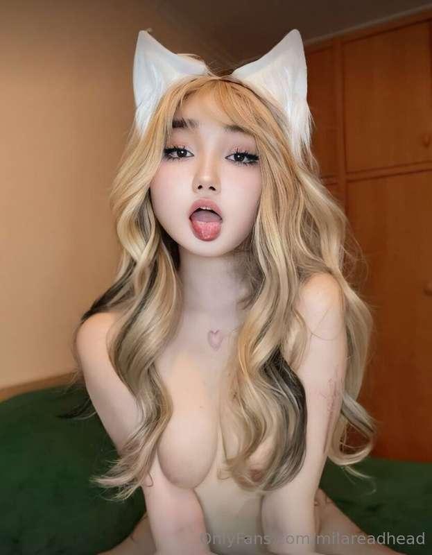 💦 @kitanayuna 💦  Loves cocks of all sizes 😏💞 When she gets h..