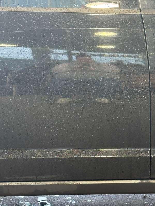 Look at how fat I look in this car reflection lol