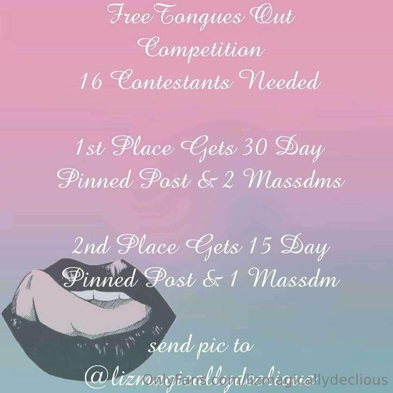 TOUNGES OUT FINALS   A. @climaxqueen2014 B. @jimmytrigger  C..