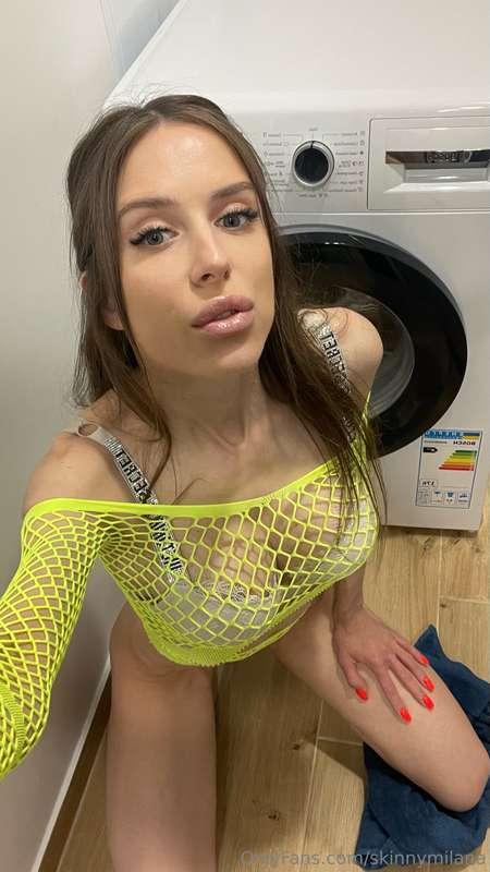IF you'll see me doing my laundry..will you help me or stop ..