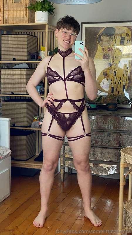 New lingerie! I can't wait to film the next video in it >:)
