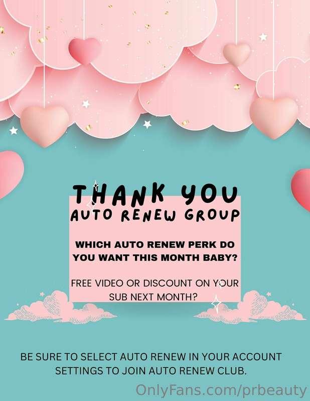 AUTO RENEW CLUB‼️