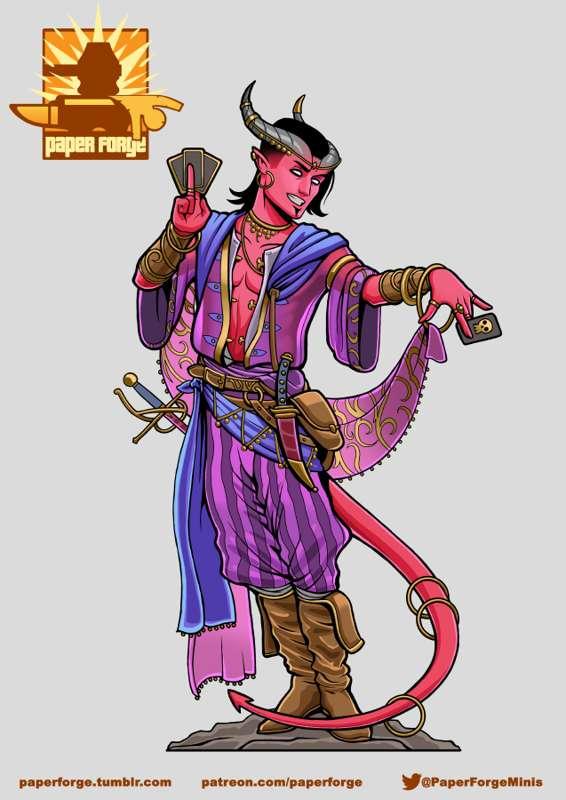 Vistana Tiefling WIP