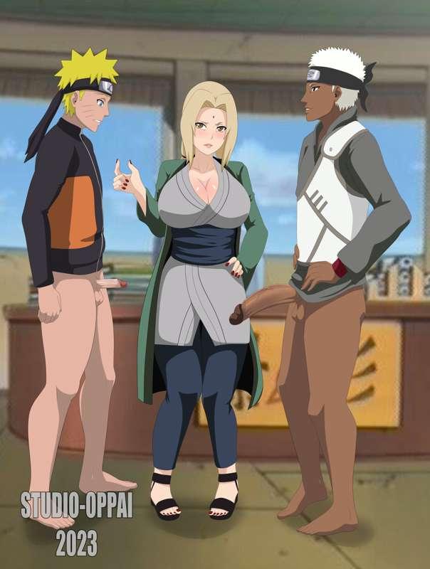 Tsunade comparing Naruto to Omoi
