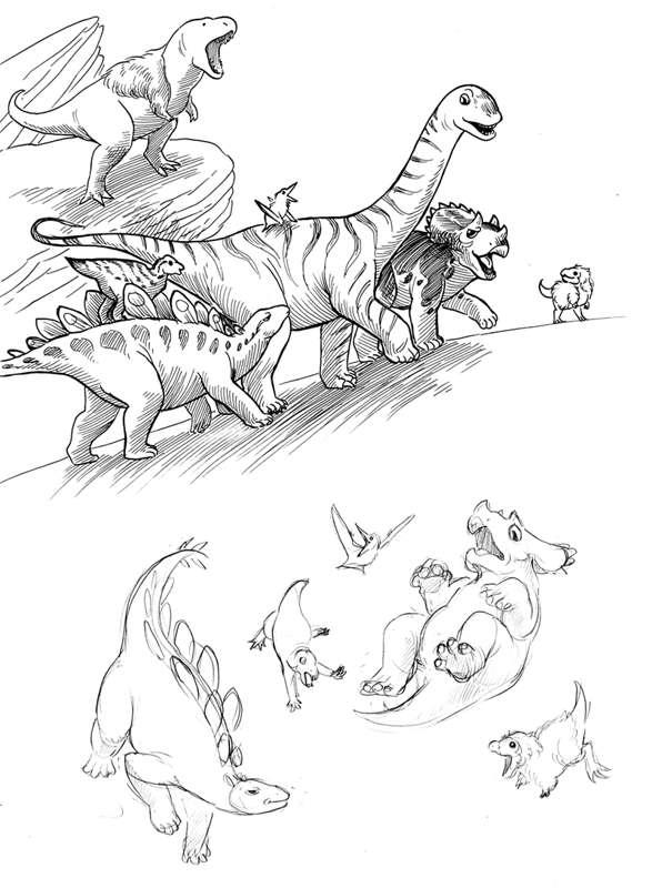 Extinct Creatures-- The Land Before Time