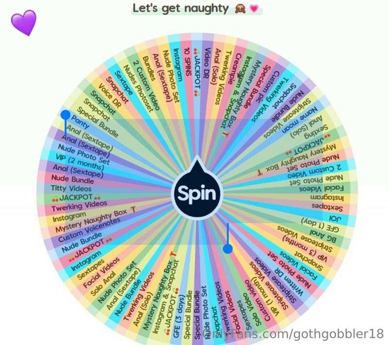 🎡🎡Try your luck this morning!!! Somebody won GFE yesterday!!..