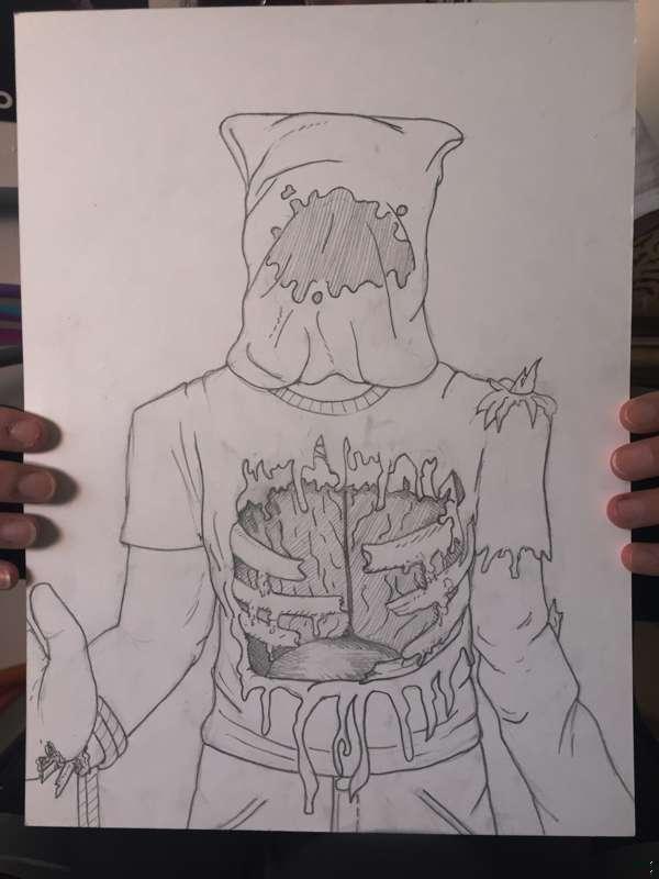 Dibujo de Bruno/Monstruo (El Convenio)
