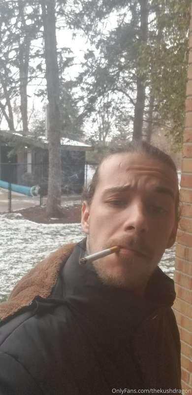 Snowy days in canada haha