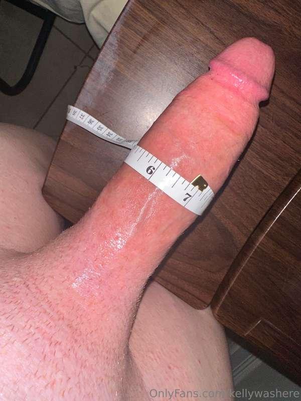 6.75” THICK 🍆 my cock keeps getting FATTER 😩🥵
