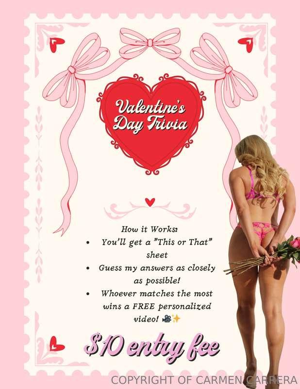 💕 Valentine’s Day "This or That" Trivia! 💕Think you know me ..