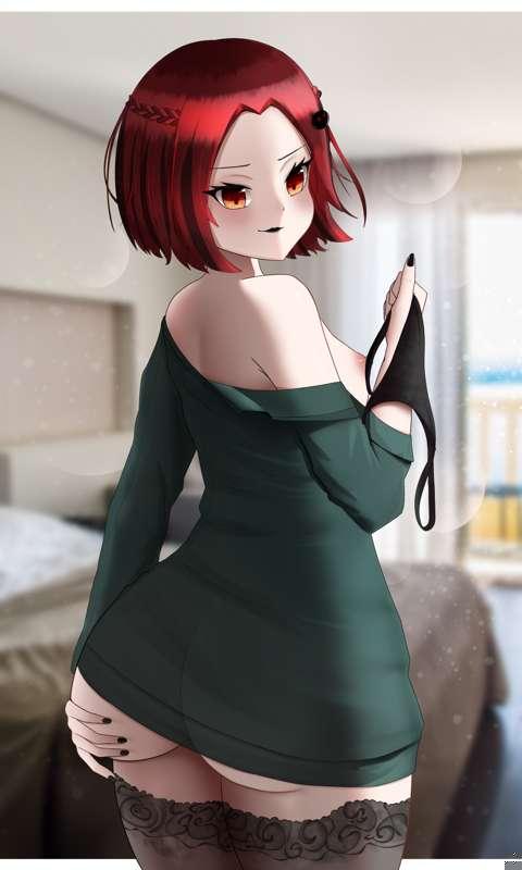 Natasha wants to take her panties off