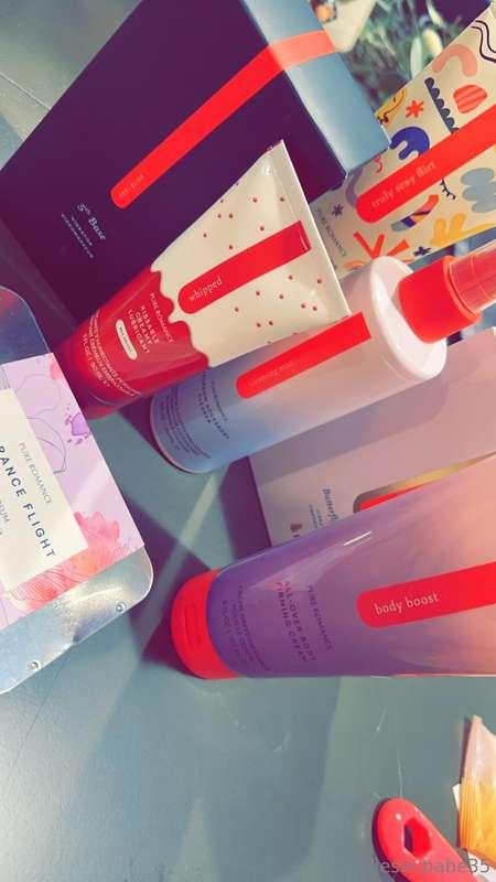 Went to a pure romance party and got some goodies and also w..