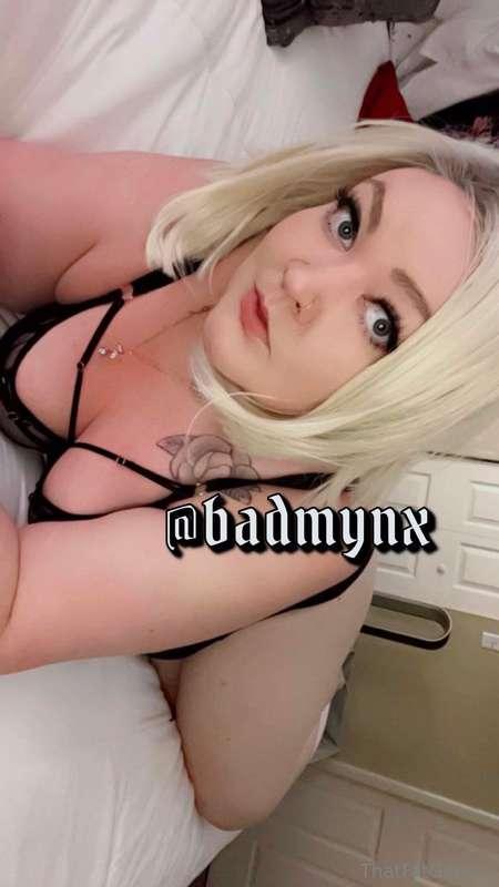 🖤Free to follow @badmynx
🔥$6.66 VIP @badmynxvip

Your new fa..