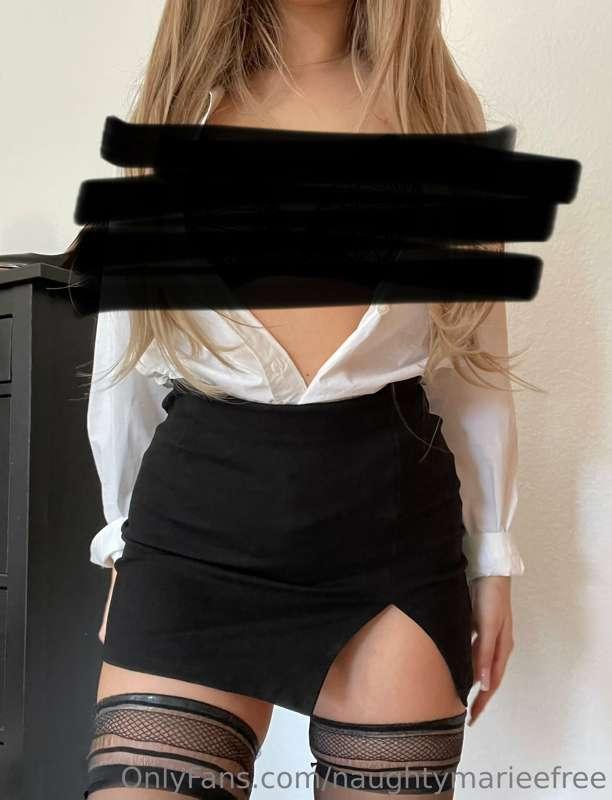 Want to see what is hiding under my skirt.. I will tell you ..