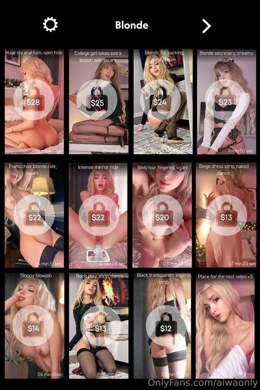 My Newest and Hottest Video List 🎀

So! Here you can find my..