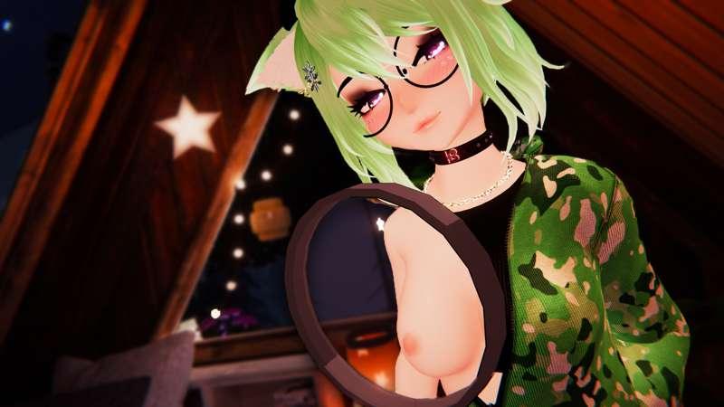 I love to expose people with my magnifying glass, MUHAHAHA! I'm mean... 🥰 #vtuber #vr #free #fyp