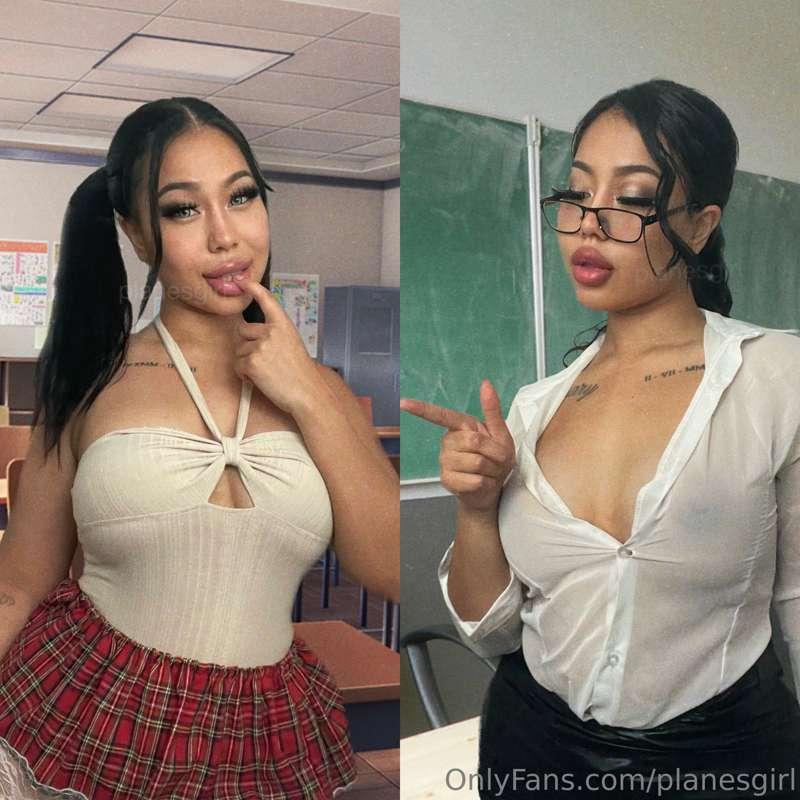 Happy Halloween 🎃 

Delinquent Whore Student or Strict Sexy ..