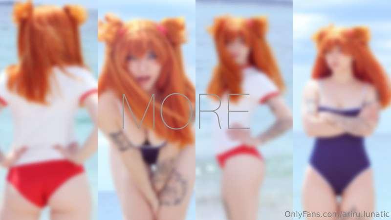 Photo of Asuka in a swimsuit…15 cute seaside photos — now av..