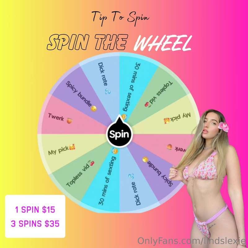 ✨****WHEEL OF CONTENT✨ lets play a game baby send ur tip now..