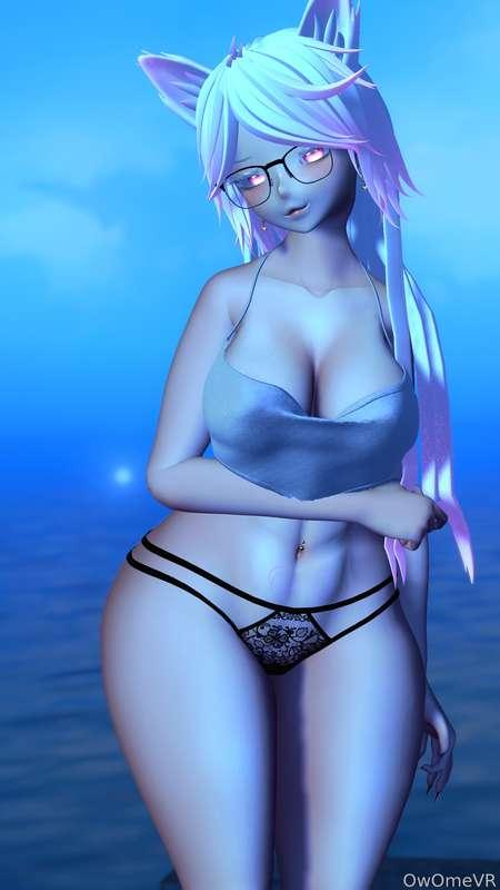 Will you kiss me? I'm a bit shy~💕

All my stuffs: https://linktr.ee/OwOmeVR

#hentai #anime #vtuber #lewdtuber 
#ass #lewd #nsfw #nude #fyp #abs #free