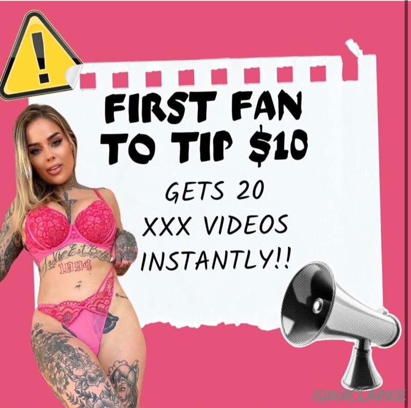 Quick!! ⏰ FIRST FAN ONLY!! ⏰
