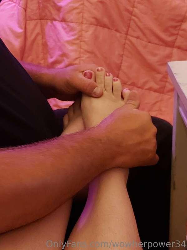 Clips of my foot rub from Woody are coming up soon. Here's o..
