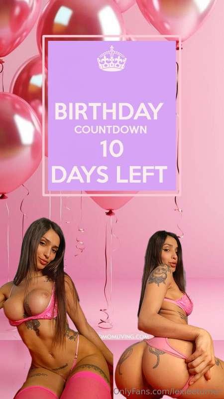 10 days left 🎉 🎉 🎉 