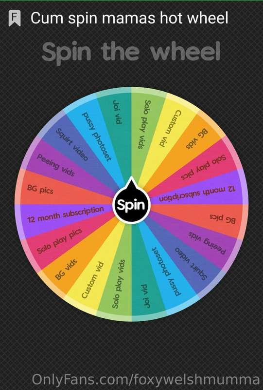 Let's start the new year right cum spin mamas hot wheel n se..