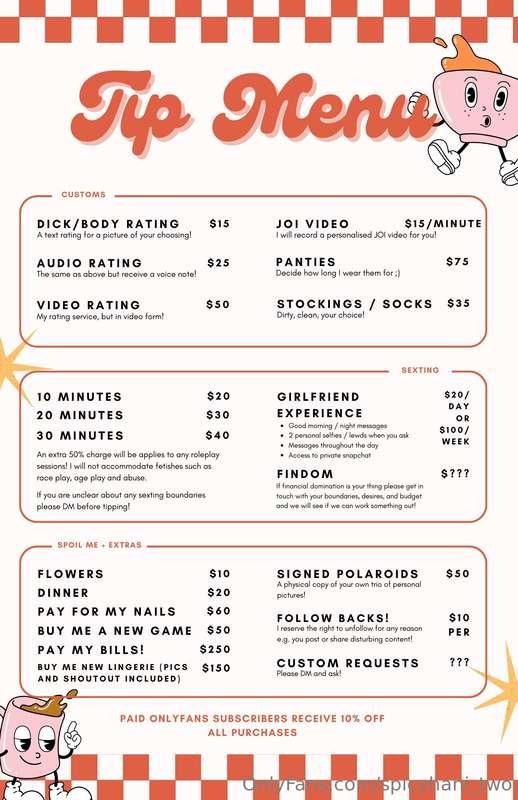 With the holiday spirit, let's do 10% OFF all of my menu 🥰