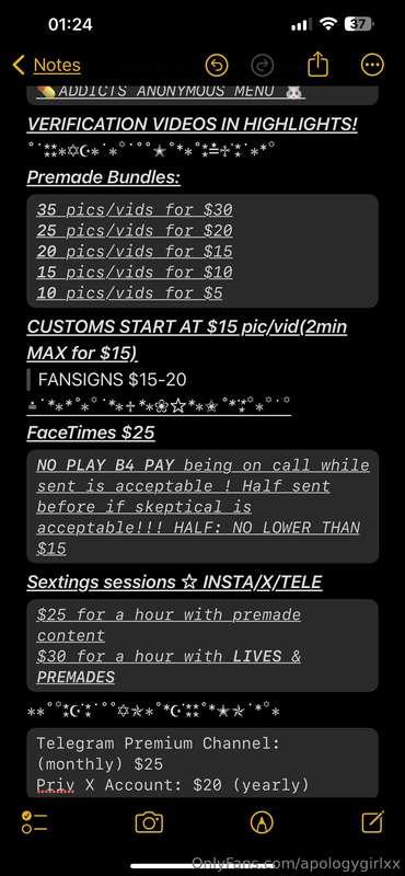 my menu! welcome all of my new subscribers 💗 dm me if intere..