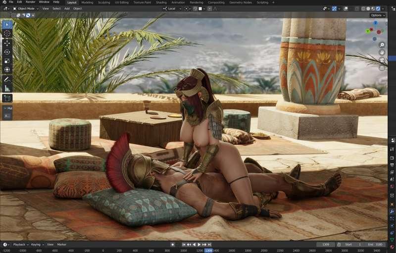 October 2023 Blender Animation Files