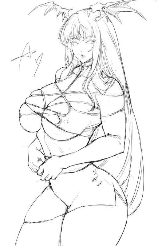 Morrigan - Darkstalkers + nsfw version