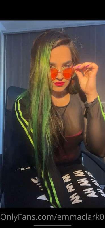 I used to have neon green hair