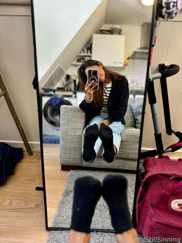 Black ankle socks 💜💜