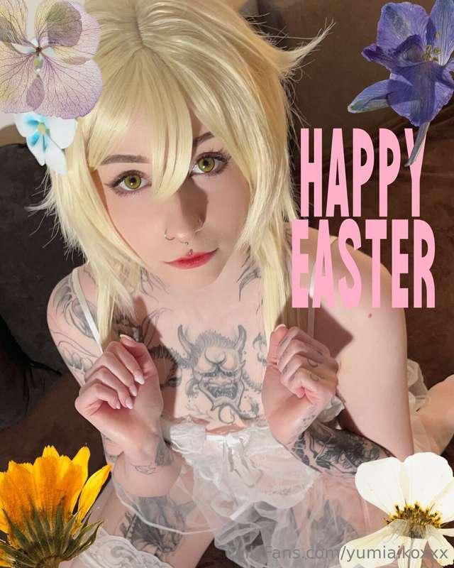 Happy Easter! 🍫👅 Chocolate bunnies aren’t the only thing tha..