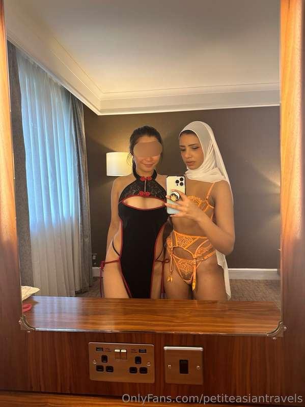 Me & @arabamira are so hot in our tradition wear