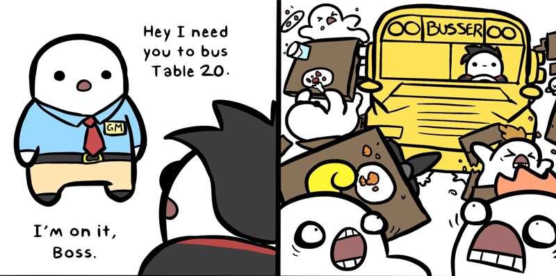 TODAY’S COMIC: Busser