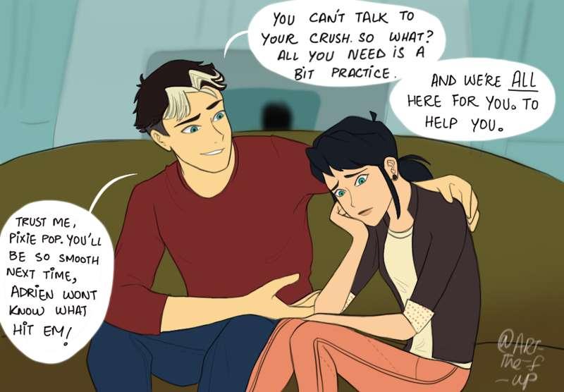 DC x Miraculous (a year old comic)