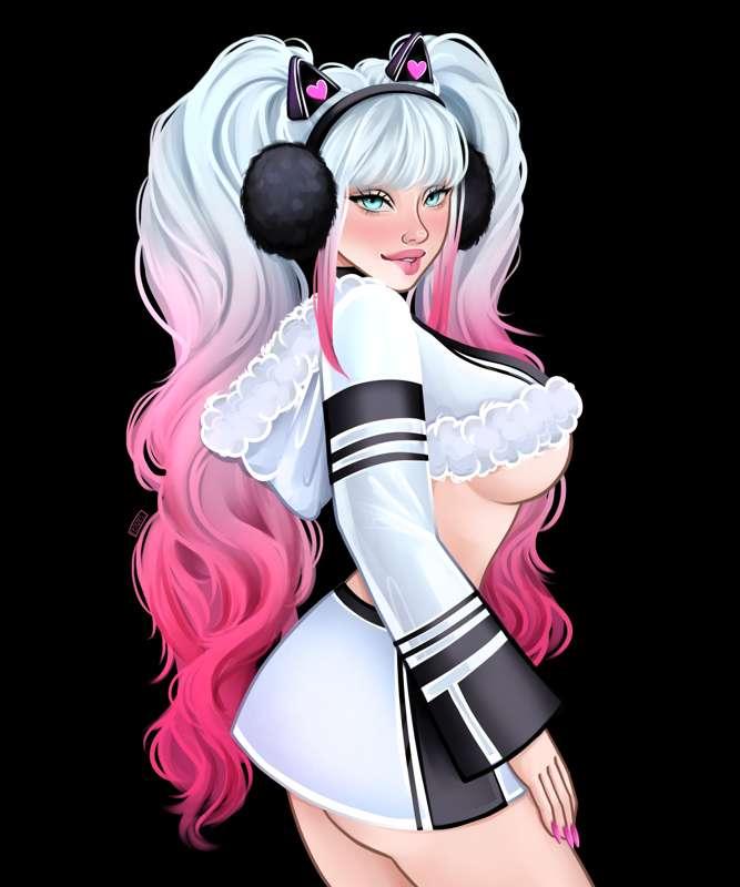 [EARLY ACCESS ART] can i be your sexy little ski bunny?