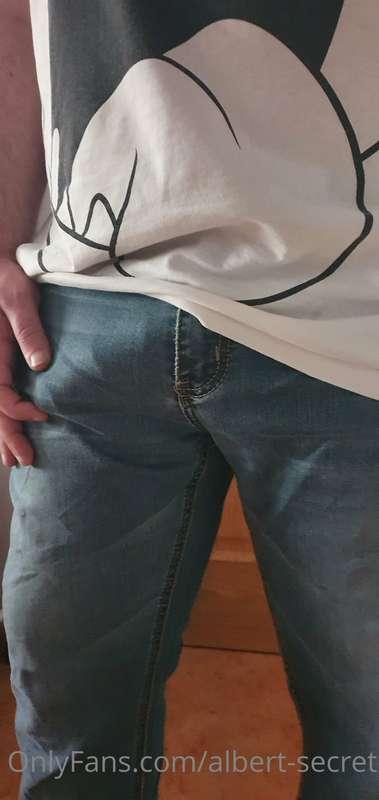 I couldn't resist, he stood up and I couldn't hide it.